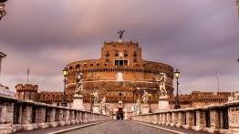 The Mausoleum of Hadrian, usually known as Castel Sant'Angelo